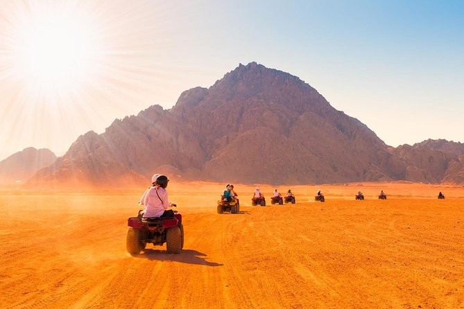 Desert Quad Bike Safari in Hurghada to Bedouin Village